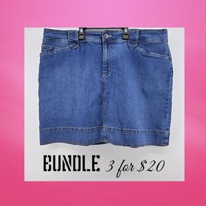 🌺Denim Jean Skorts Shorts~Skirt Size 16